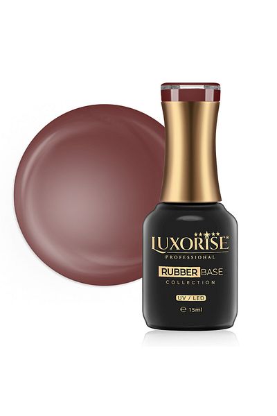 LUXORISE Colecția Signature Base din Rubber Base - Sassy Bordeaux 15ml