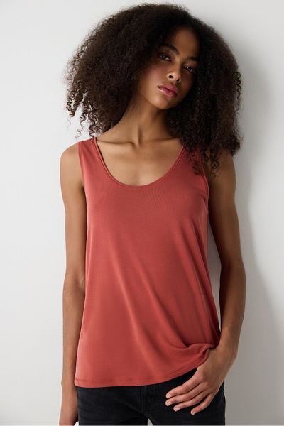 Penti Modales dunkeloranges T-Shirt