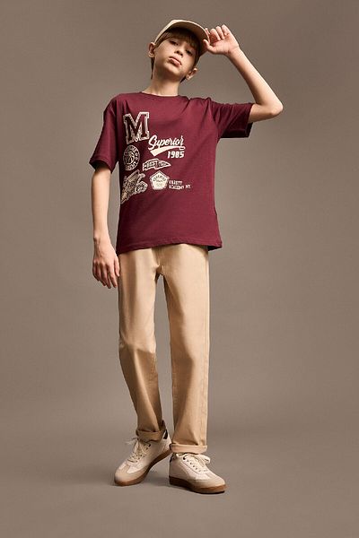 DeFacto Boy's Straight Leg Basic Straight Gabardine Trousers D5859A825Sm