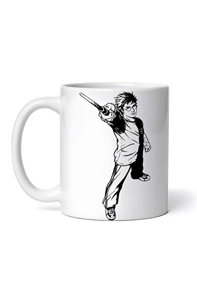 OEM Cană albă personalizată, Harry Potter aruncă o vrajă, INOVATIX®. 330ml