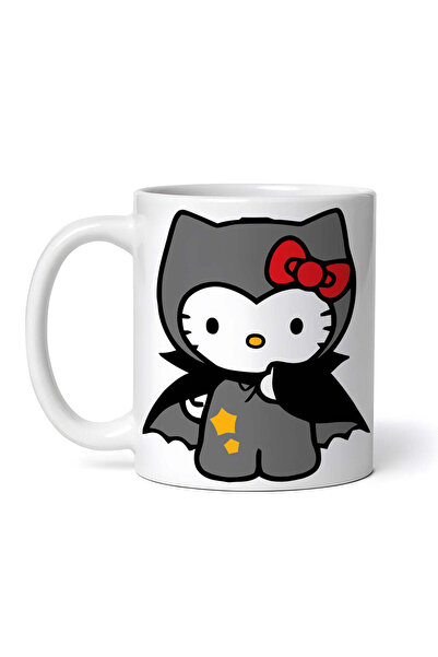 OEM Cană albă personalizată, Hello Kitty vampir, INOVATIX®. 330 ml