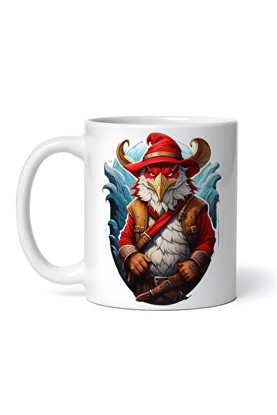 OEM Cană albă personalizată, Goblin Redcap, INOVATIX®. 330 ml