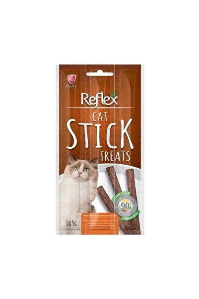Reflex Ördekli ve Tavuklu Stick Kedi Ödül Maması 3 Adet 5 Gr