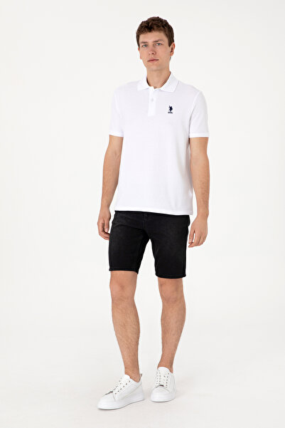 U.S. Polo Assn. Erkek Siyah Jean Şort 50304344-DN0027