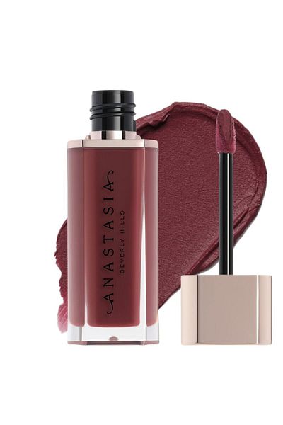 Anastasia Beverly Hills Lip Velvet Liquid Lipstick Pomegranate - Deep Red Berry 0.12 OZ