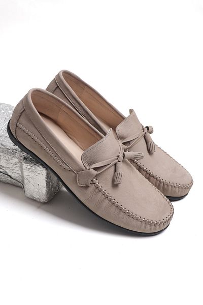 Free Balance Genuine Soft Nubuck Leather Loafer Corcik Tassel Loafer Shoes