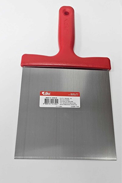 Dekor REMONT DEKOR Macun Küreği 20 cm Kırmızı Sap Yay Çeliği Kod: 742