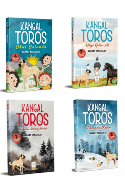 Mercan Çocuk Yayınları Kangal Toros Serisi 2. Sınıf Okuma Seti 8-14 Yaş