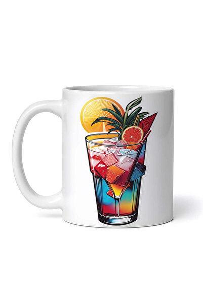 OEM Εξατομικευμένη λευκή κούπα, Κοκτέιλ Μέντας, INOVATIX®. 330ml