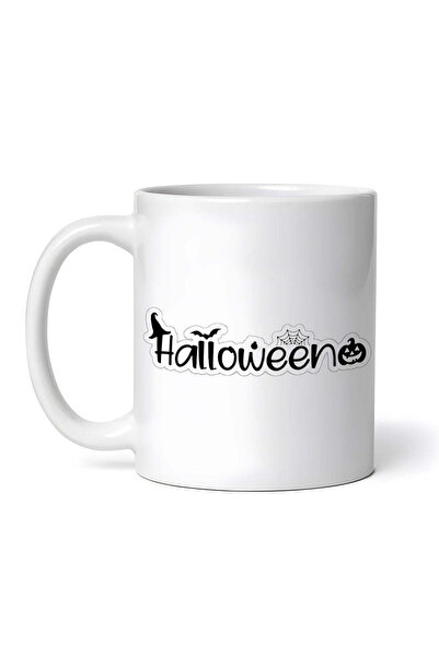 OEM Εξατομικευμένη λευκή κούπα, στυλιζαρισμένη με θέμα το Halloween, INOVATIX...