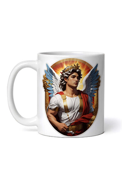 OEM Cană albă personalizată, Zeul grec Eros, INOVATIX®. 330ml