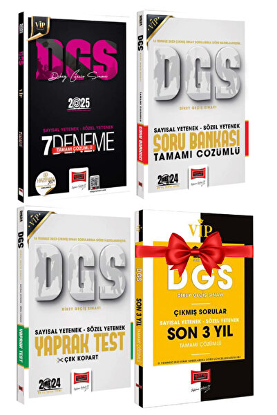 Yargı Yayınları 2025 Yargı DGS Sayısal&Sözel Soru Bankası+Yargı DGS 7 Deneme+...