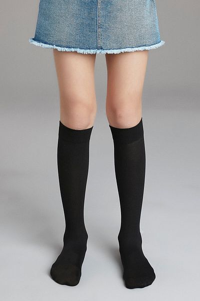 Penti Black Girls Micro 40 Trouser Socks