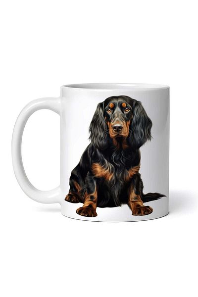 OEM Cană albă personalizată, Gordon Setter, INOVATIX®. 330 ml