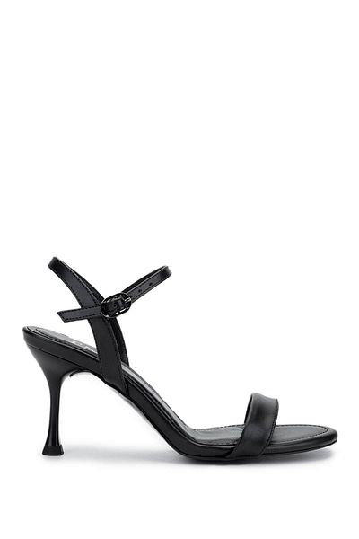 Tamer Tanca Women's Vegan Black Heeled Shoes