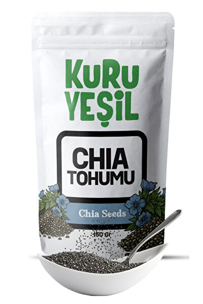 Kuru Yeşil Chia Tohumu - Çiya Tohumu - 150 gr - Omega-3, Lif Ve Protein Kaynağı