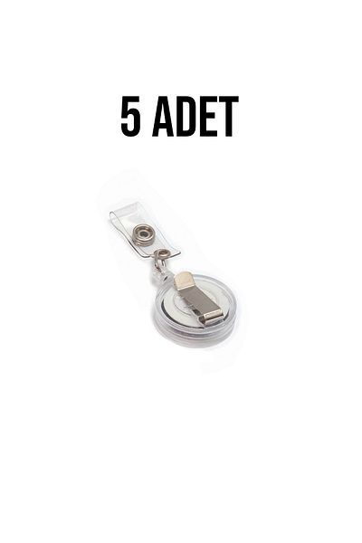 VİVA İnox White Color Yoyo 5 Pieces for Name Card