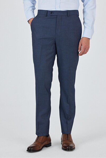 İmza Lacivert Esnek Yandan Cepli Comfort Fit Classic Pantolon 1003250154