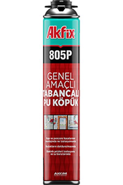 Akfix 805P PROFESYONEL POLİÜRETAN MONTAJ KÖPÜĞÜ TABANCA KÖPÜĞÜ