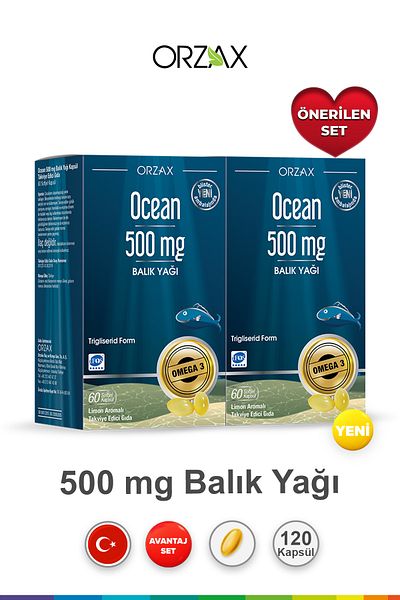 Ocean 500 Mg 60 Capsules (2 Pcs.)
