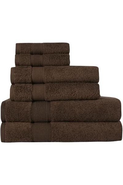 HOME ESSENTIALS Комплект от 6 100% памучни кърпи за ръце и лице - Premium 600gsm, висока мекота, сушене