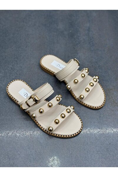 DİVA Крем для шкіри з цвяхами Жіночі щоденні капці