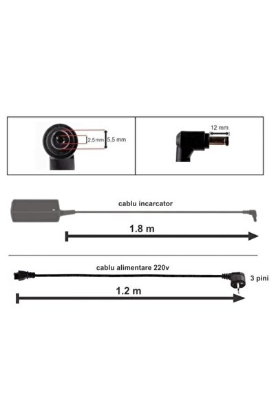 ASUS Laptop charger for Asus ZX53VW ZX53VD ZX53VE ZX53V ZX53 120W 6.3A 19V connector 5.5 * 2.5 mm