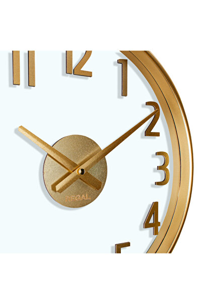 Regal 0638 G2 Opal Wall Clock |   Gold