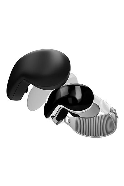 fulina Vr Glasses Silicone Protective Cover, Anti-Fingerprint, Non-slip, Compatible with Vision Pro,Elastic