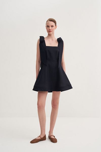 Jorbinol Linen Bow Dress