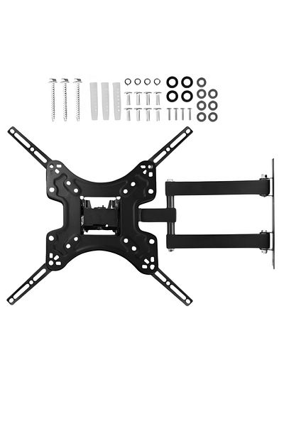 Velixo Tv Wall Mount With Adjustable Arm, Fits 14"-55", Up To 22kg, Universal, For Led, Lcd, Plasma