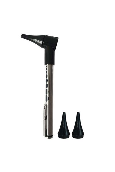 Gima GIMA mini portable otoscope with flashlight, 31300, 3 ear specula, Silver