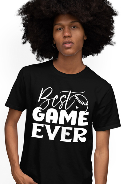 StoryGift Romania Tricou Barbati Cu Minge De Baseball Si Mesajul "best Game E...