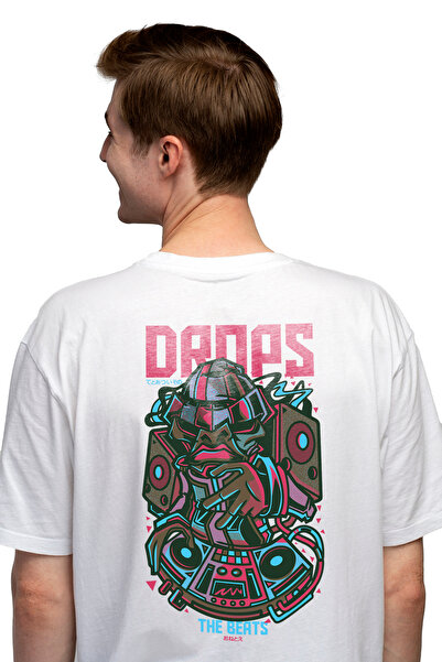 StoryGift Romania Tricou Barbati Cu Portret Barbat Dj, Petrecere, Muzica Mixa...