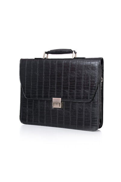 Lamonza Servietă Cambridge 42x31x14 cm, neagră