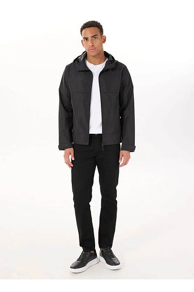 Only & Sons Мъжко яке с качулка и цип Onsfinlystorm, черно, 22034367