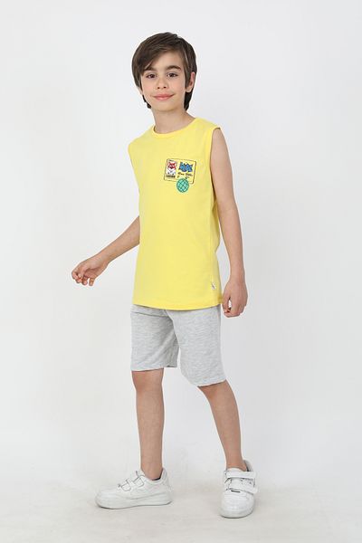 e-çocuk Wilde Zero Sleeve Boy's 2-Piece Set