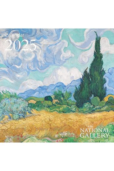 Flame Tree Publishing The National Gallery Mini Wall Calendar 2025 Art Calendar