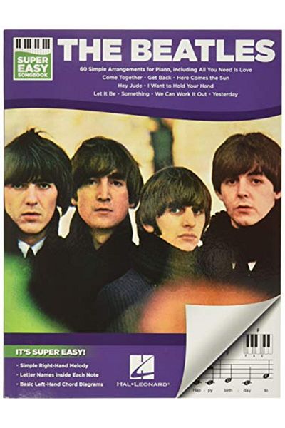 Hal Leonard Corporation The Beatles Super Easy Songbook 60 Simple Arrangements For Piano
