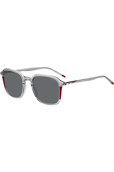 HUGO Men's Sunglasses HG 1347/S KB7/IR, Plastic, Grey, 52 mm