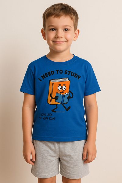 e-çocuk I Need to Study 2 Piece Boy's Suit 4756