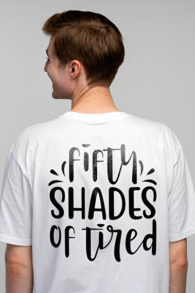 StoryGift Romania Tricou Barbati Cu Textul "50 De Nuante De Obosit" - Fara Ch...