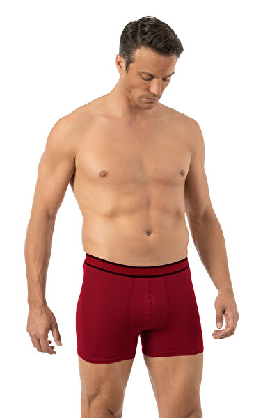 ÖZKAN underwear Özkan 11226 Πακέτο 5 Ανδρικά 95% βαμβακερά Lycra Μονό Ζέρσεϊ Ύφασμα εύκαμπτο άνετο μπόξερ σορτς