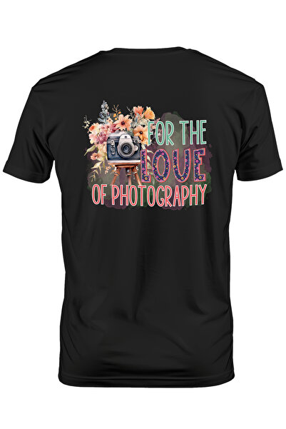 StoryGift Romania Tricou bărbătesc cu mesajul „din dragoste pentru fotografie...
