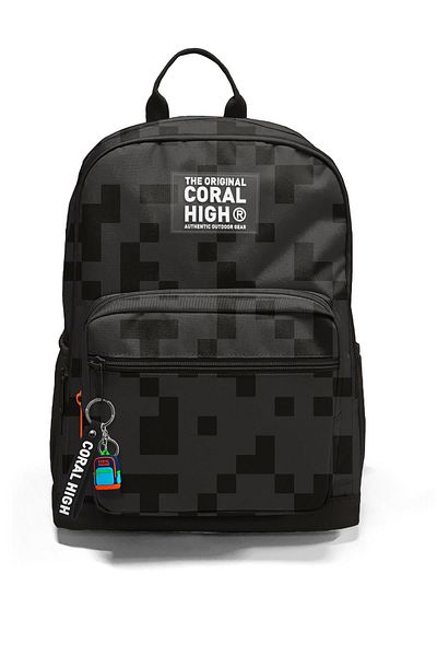 Coral High 3-Piece School Bag Set (School Bag, Pen Holder and Water Bottle)