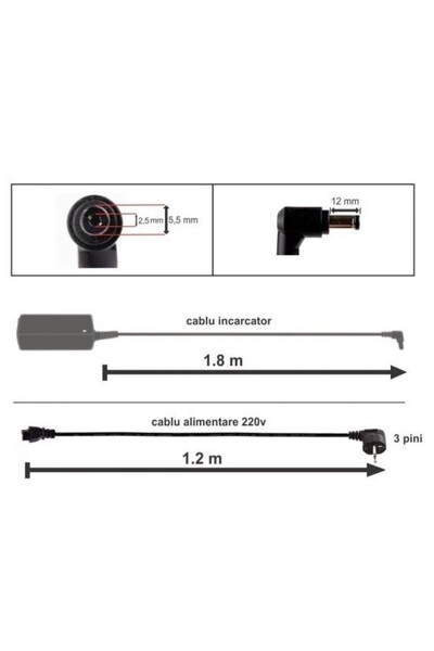ASUS Laptop charger Asus A17-150P2A A12-120P1A ADP-120MH D 120W 6.3A 19V connector 5.5 * 2.5 mm
