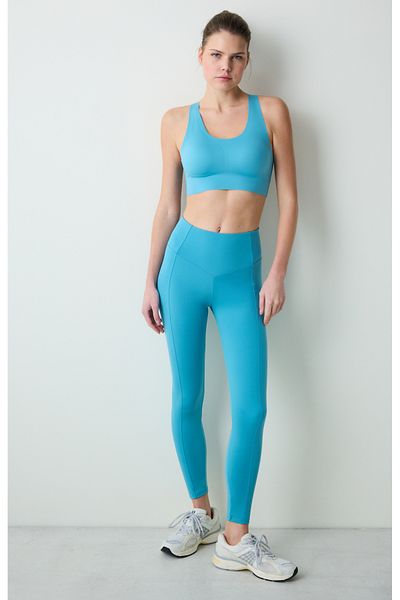 Penti # Izbırakmaz Türkis Blau Medium Support Zero Feel Bra Sport-BH