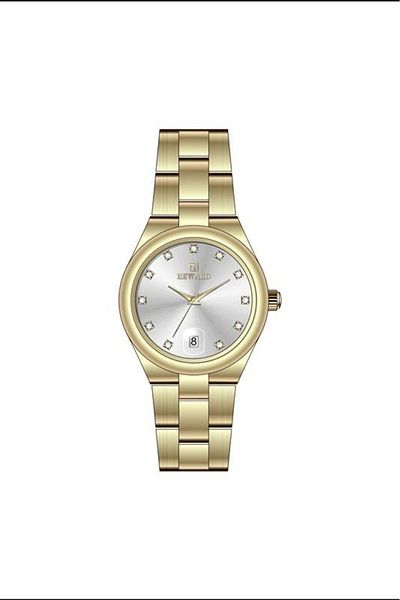Reward Rwa146661 Gold Yellow Color Stainless Steel Band Small Women Wrist Watch