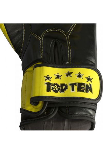 Top Ten Sparring gloves "Hero" - 14 oz, yellow