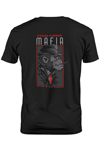 StoryGift Romania Tricou Barbati Cu Portret Gorila Cu Palarie, Tinuta Elegant...